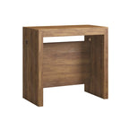 Console extensible moderne Table à manger - 31,5 L x 17,5 P x 30 H ( Ext: 17,5 - 73 L )