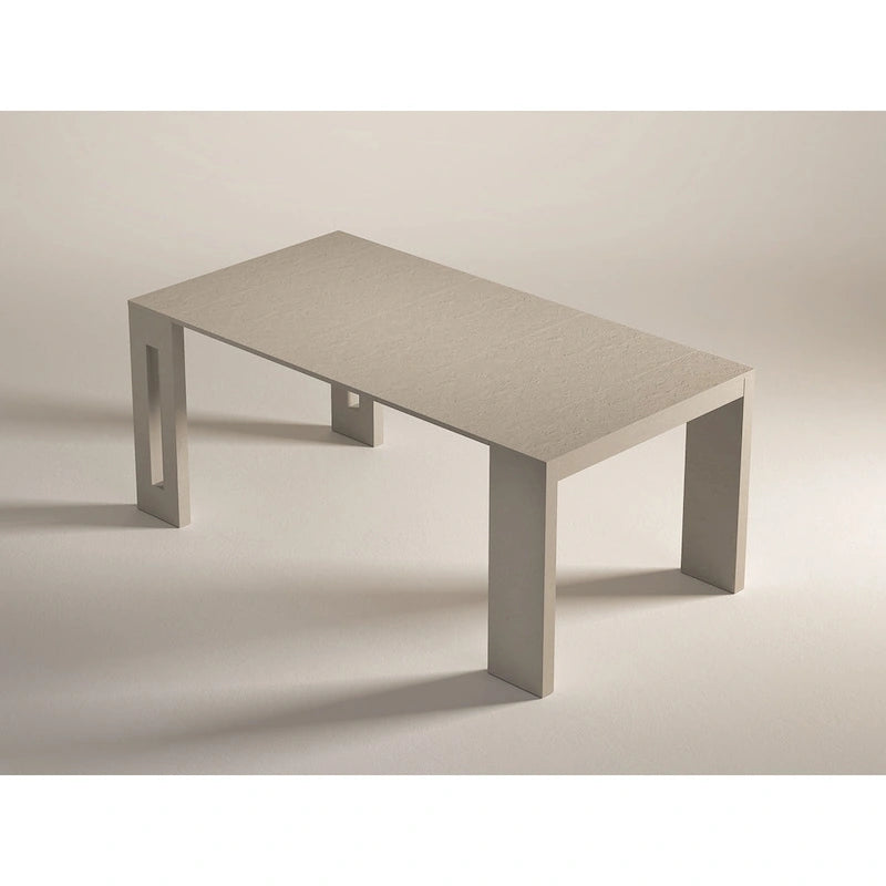 Console extensible moderne Table à manger - 31,5 L x 17,5 P x 30 H ( Ext: 17,5 - 73 L )