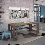 Console extensible moderne Table à manger - 31,5 L x 17,5 P x 30 H ( Ext: 17,5 - 73 L )