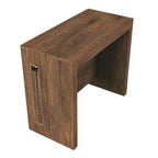 Console extensible moderne Table à manger - 31,5 L x 17,5 P x 30 H ( Ext: 17,5 - 73 L )