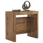Console extensible moderne Table à manger - 31,5 L x 17,5 P x 30 H ( Ext: 17,5 - 73 L )