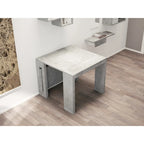 Console extensible moderne Table à manger - 31,5 L x 17,5 P x 30 H ( Ext: 17,5 - 73 L )