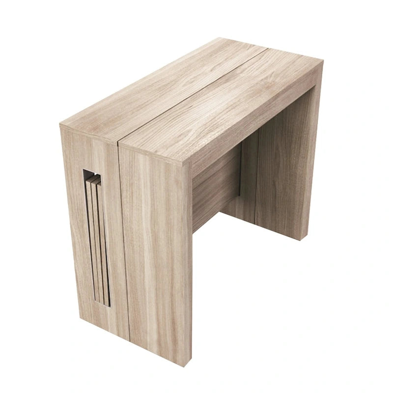 Console extensible moderne Table à manger - 31,5 L x 17,5 P x 30 H ( Ext: 17,5 - 73 L )