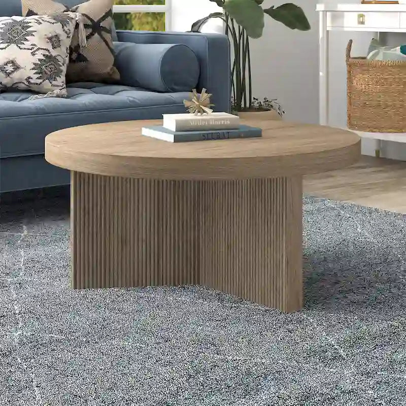 Table basse ronde de 32 pouces de large