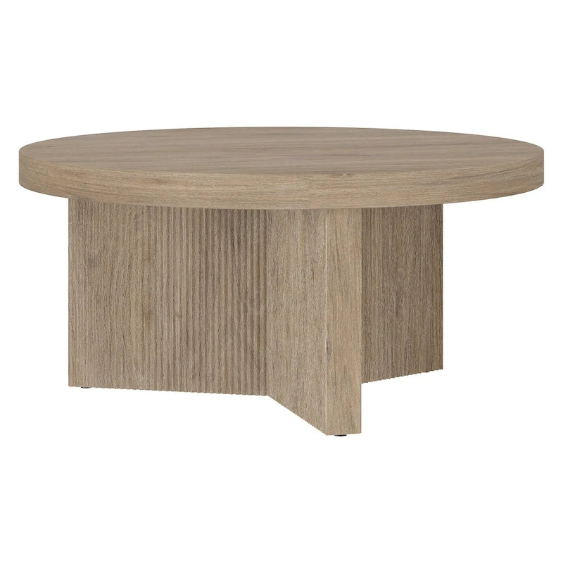 Table basse ronde de 32 pouces de large