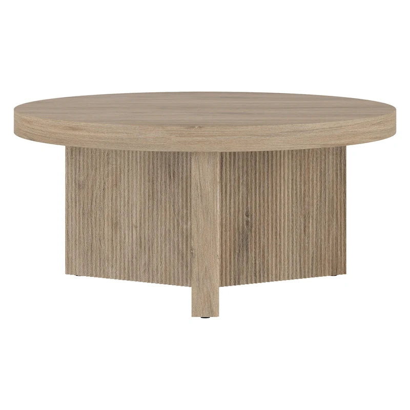 Table basse ronde de 32 pouces de large