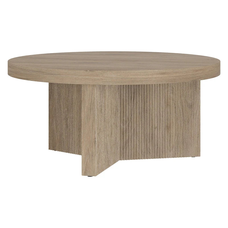 Table basse ronde de 32 pouces de large