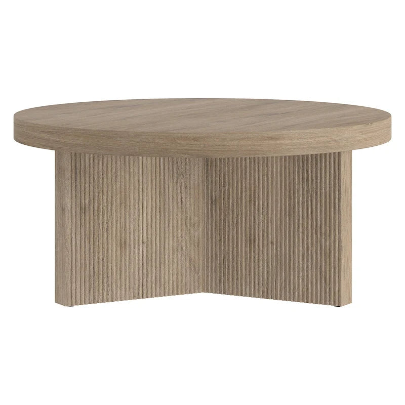 Table basse ronde de 32 pouces de large