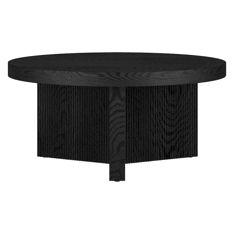Table basse ronde de 32 pouces de large
