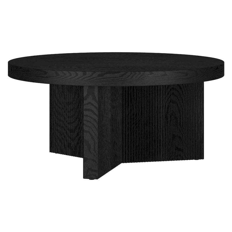 Table basse ronde de 32 pouces de large