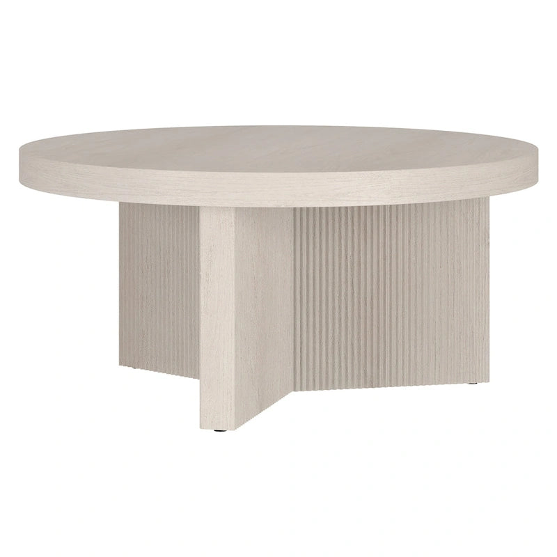 Table basse ronde de 32 pouces de large