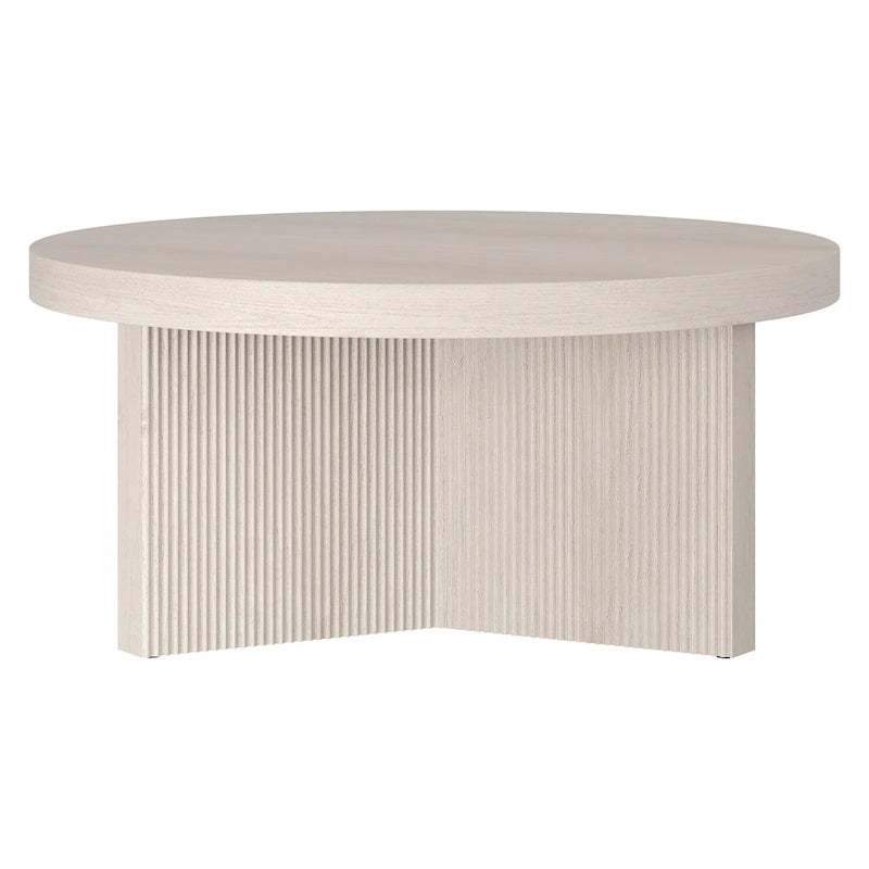 Table basse ronde de 32 pouces de large