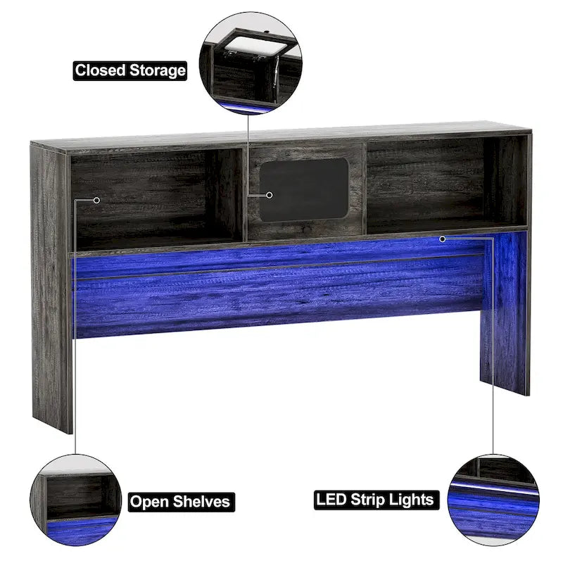 Bureau d'angle en L avec classeur et huche, bureau d'ordinateur d'angle pour bureau à domicile avec tiroirs et station de charge