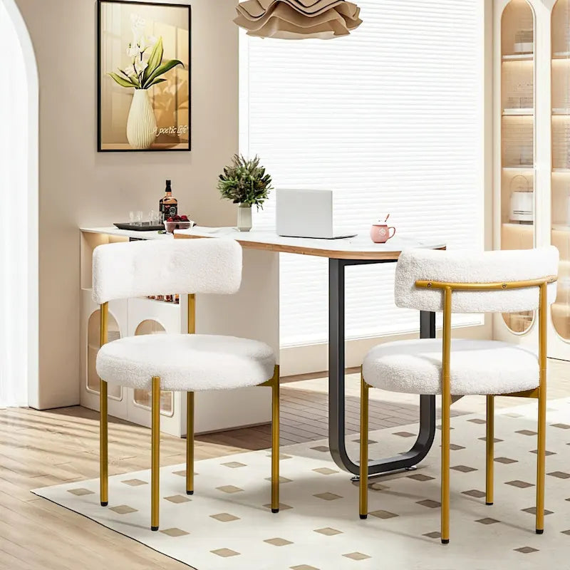 AVAWING Dining Chairs Mid-Century Modern Kitchen Chairs Set of 2