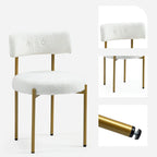 Chaises de salle à manger de cuisine du milieu du siècle moderne