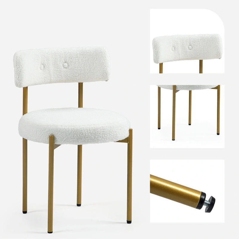Chaises de salle à manger de cuisine du milieu du siècle moderne