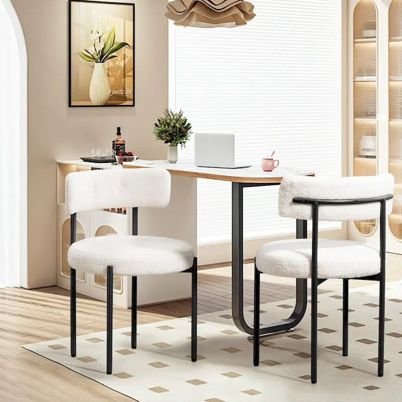 Chaises de salle à manger de cuisine du milieu du siècle moderne