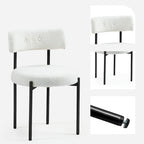 Chaises de salle à manger de cuisine du milieu du siècle moderne