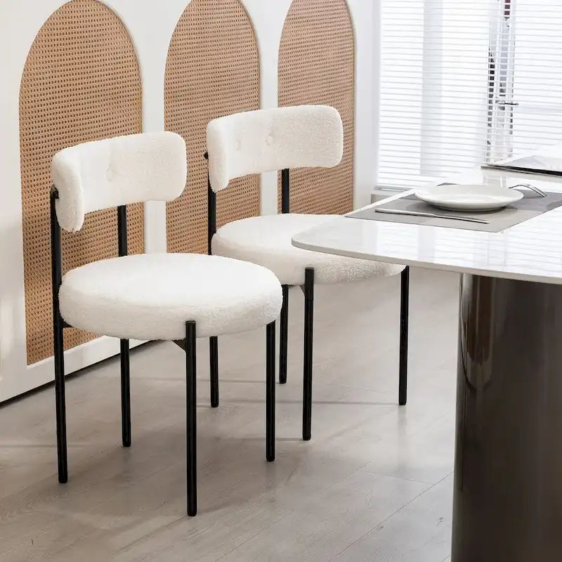 Chaises de salle à manger de cuisine du milieu du siècle moderne