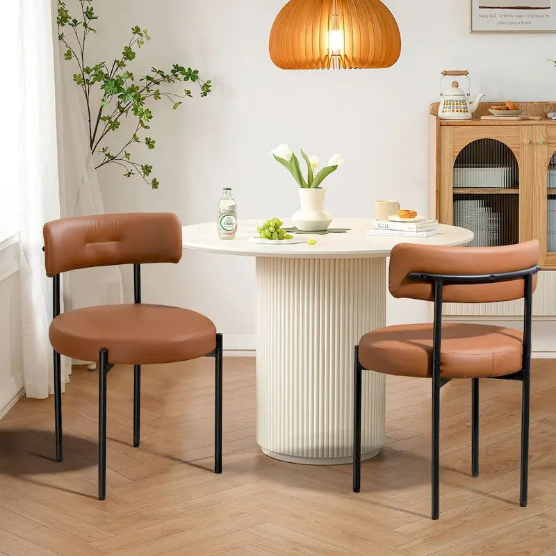 Chaises de salle à manger de cuisine du milieu du siècle moderne