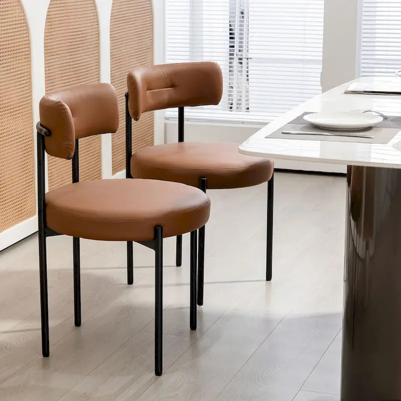 Chaises de salle à manger de cuisine du milieu du siècle moderne
