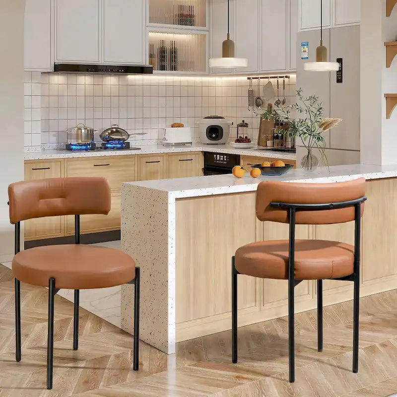 Chaises de salle à manger de cuisine du milieu du siècle moderne