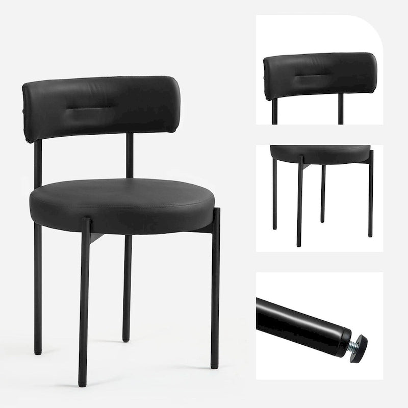 Chaises de salle à manger de cuisine du milieu du siècle moderne