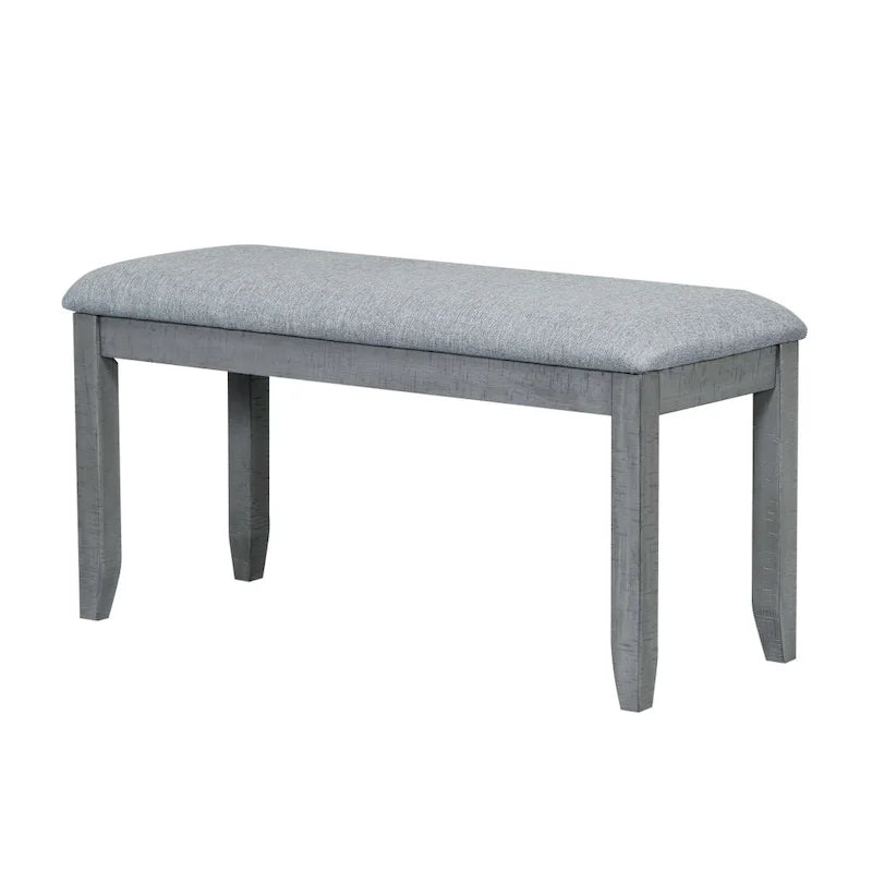 Table à manger contemporaine sur pied extensible de 198 cm
