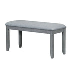 Table à manger contemporaine sur pied extensible de 198 cm