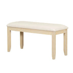 Table à manger contemporaine sur pied extensible de 198 cm