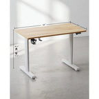 Table de bureau réglable en hauteur électrique pour la maison, bureau assis-debout avec plateau épissé