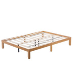 Cadre de lit plateforme Queen en bois, aucun sommier tapissier requis, support de lattes robuste