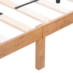 Cadre de lit plateforme Queen en bois, aucun sommier tapissier requis, support de lattes robuste